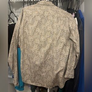 Perry Ellis Brindle Floral Shirt